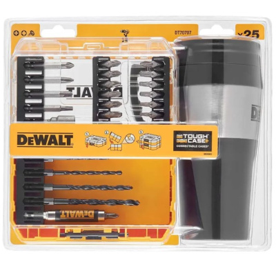 Набор бит и сверл DT70707 DEWALT 25пр.+ кружка