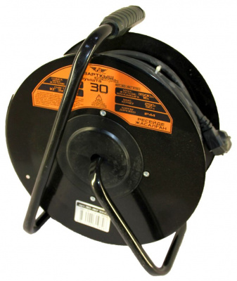 Удлинитель электрический 30 м 4 роз. ТТ КГ 3х1,5 IP44 катушка металл.