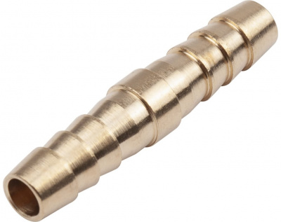 Разъем елочка  6мм-елочка  6мм,латунь AV Steel