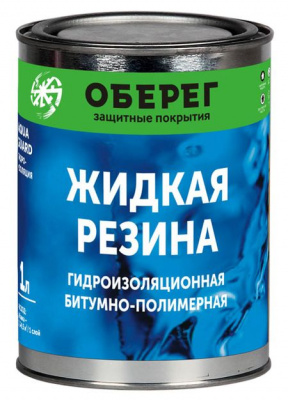 Резина жидкая гидроизоляционная AquaGuard, 1л