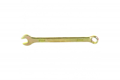 Ключ комбинированный  8мм СИБРТЕХ желтый цинк 