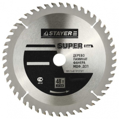 Диск (круг) пильный  STAYER Super Line  160*20(48Т)