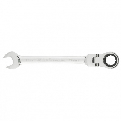 Ключ комбинированный 17мм "Matrix"  трещеточный шарнирный