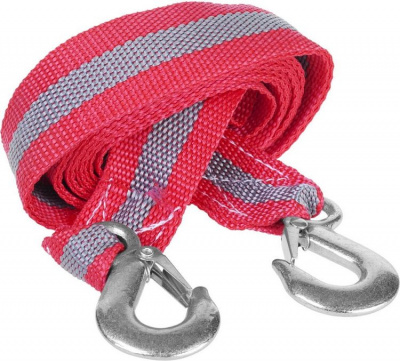 Трос буксировочный 5т.(2 крюка/4м) ЗУБР Мастер сумка