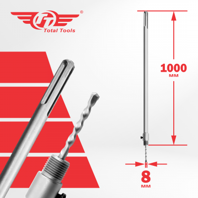Удлинитель для коронок SDS MAX 1000мм TT