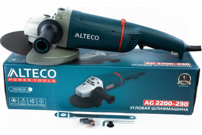 Машина шлиф-ая угловая ALTECO AGH 2200-230 HEAVY DUTY (230 мм)