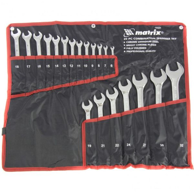 Набор кл. комб. 6-32мм,20шт. MATRIX