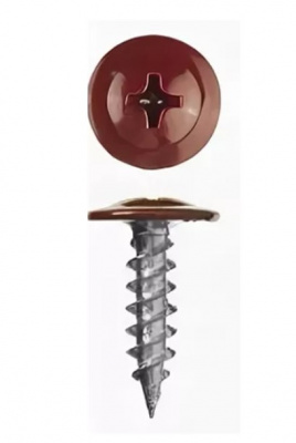 Пресс-шайба, остр. кон 4,2* 25   (винно-красн.) RAL 3005