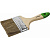 Кисть плоская 100мм Зубр "Лазурь-Мастер" дерев. ручка, смешан.щетина