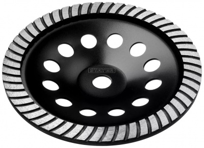 Чашка алмазная зачистная 230мм сегментированная STAYER Turbo-Plus