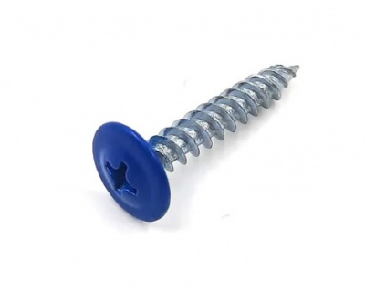 Пресс-шайба, остр. кон 4,2* 16   (ярко-синий) RAL 5005