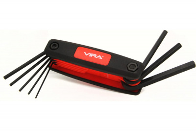 Набор ключей шестигранников складных VIRA, 8 шт