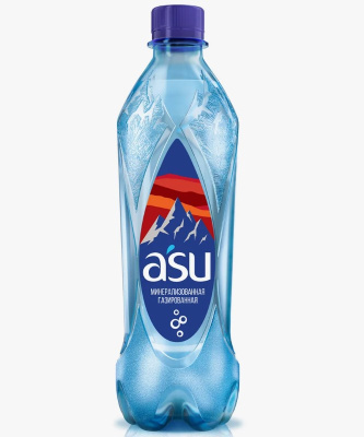Вода газированная A'SU 1.0л