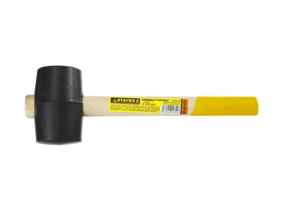 Киянка 0,34кг, резиновая, STAYER "STANDART"