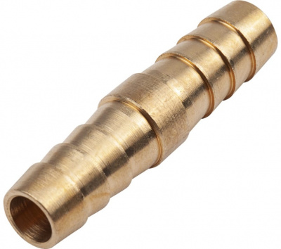 Разъем елочка  8мм-елочка  8мм,латунь AV Steel