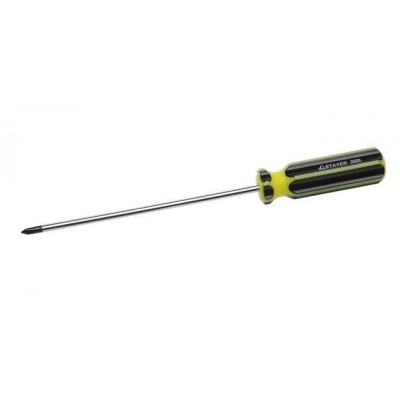 Отвертка крест STAYER"MASTER", PH №2-100мм, двухкомп. рукоятка, магнит. наконечник 