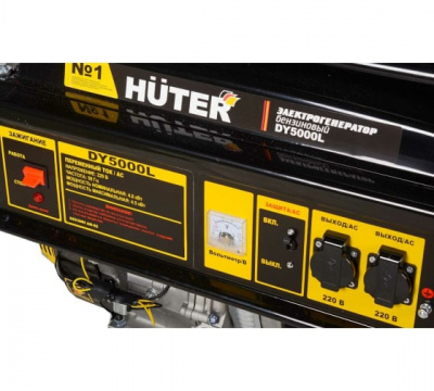 Бензогенератор HUTER DY5000L (без аккумулятора)