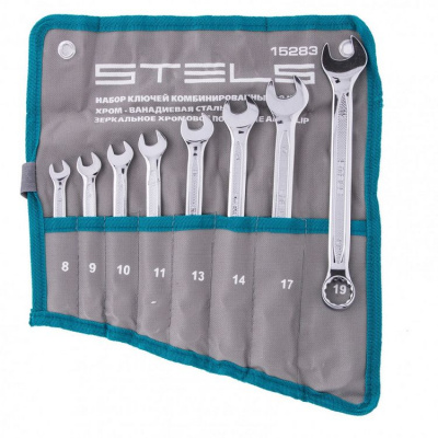 Набор кл. комб. 8-19мм STELS 8шт. антислип