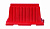 Барьер водоналивной вкладывающийся БВВ-1,2 1200*500*750мм (красный)