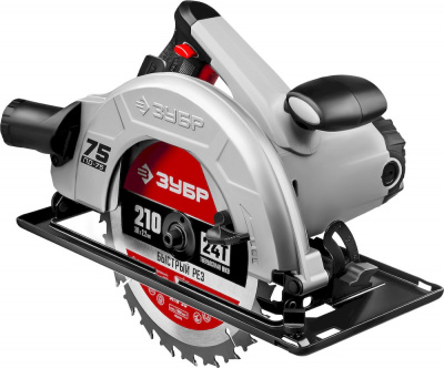 Пила циркулярная ЗУБР ПД-75 (210 мм)
