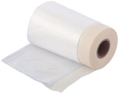 Пленка защитная с клеящей лентой 1400мм х 15м.,MATRIX