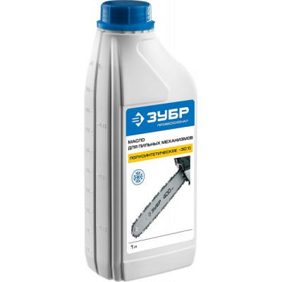 Масло для пильных цепей ЗУБР ПРОФЕССИОНАЛ ЗМПМ, полусинтетика, 1л