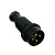 Вилка каучуковая прямая 380В 3P+PE 32A IP44 Sirius