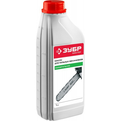 Масло для пильных цепей ЗУБР СТАНДАРТ ЗМПМ-М,минеральное, 1л