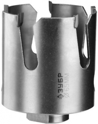 Коронка универсальная  65 мм твердосплавными резцами ЗУБР