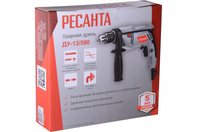 Дрель ударная Ресанта ДУ-13/580