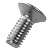 Болт нержавеющий с потайной головкой 4*10 (А2)