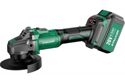 Машина шлиф-ая угловая STALKER AG20-125 Li BL (125 мм), АККУМУЛЯТОРНАЯ
