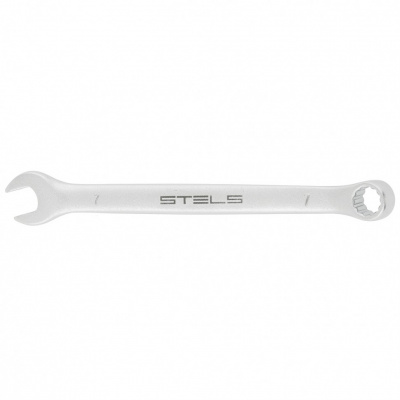 Ключ комбинированный  7мм STELS матовый хром