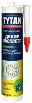 Клей монтажный TYTAN Экспресс Декор 310мл белый
