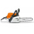 Пила цепная бензиновая STIHL  MS-210 (шина 35см) 2,2 л.с. Бытовая