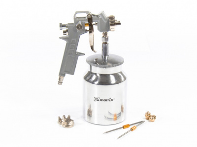 Краскопульт пневматический MATRIX с нижним бачком