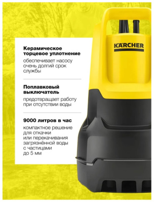 Насос погружной для чистой воды KARCHER SP 9.000 Flat