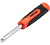 Вороток-отвертка 1/4'' AV Steel 150мм,двукомпонентная рукоятка