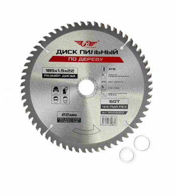Диск (круг) пильный TT 185*22,2(60Т)