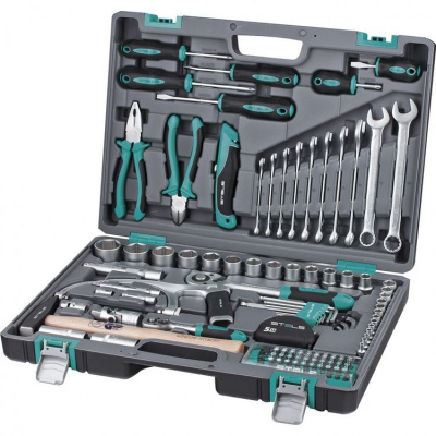 Набор инструмента STELS  98 предметов 1/2", 1/4", Сr-V