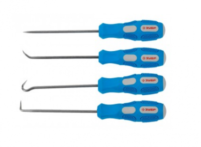 Набор крючков для слесарных работ ЗУБР "ЭКСПЕРТ", 4 предмета