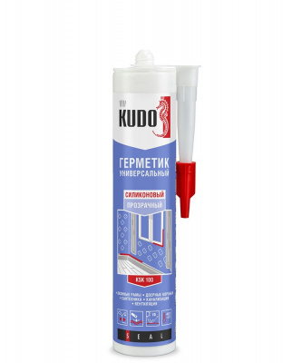 Силикон KUDO 280мл универсальный прозрачный