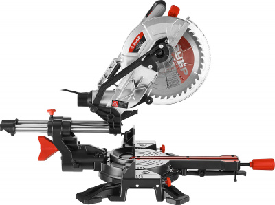 Пила торцовочная по дереву ЗУБР 1800Вт, 255мм, 5000 об/мин, с протяжкой, лазер