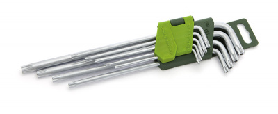 Набор кл. шестигранников TORX T10-T50 ДЕЛО ТЕХНИКИ 9шт с отверстием длинных