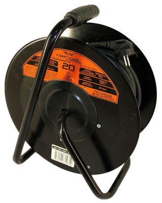 Удлинитель электрический 20 м 4 роз. ТТ КГ 3х1,5 IP44 катушка металл.