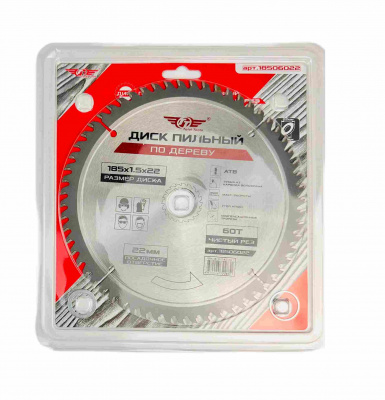 Диск (круг) пильный TT 185*22,2(60Т)