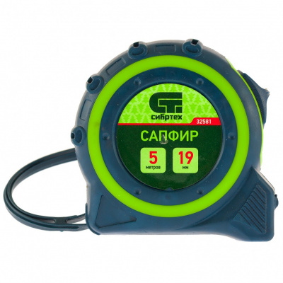 Рулетка  5м*19 мм,СИБРТЕХ "Сапфир"