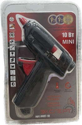 Пистолет клеевой  7мм, 10W - 220V ЭКСПЕРТ