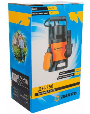 Насос дренажный ВИХРЬ ДН-750