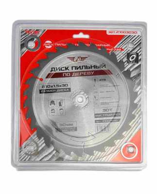 Диск (круг) пильный TT 210*30(30Т)